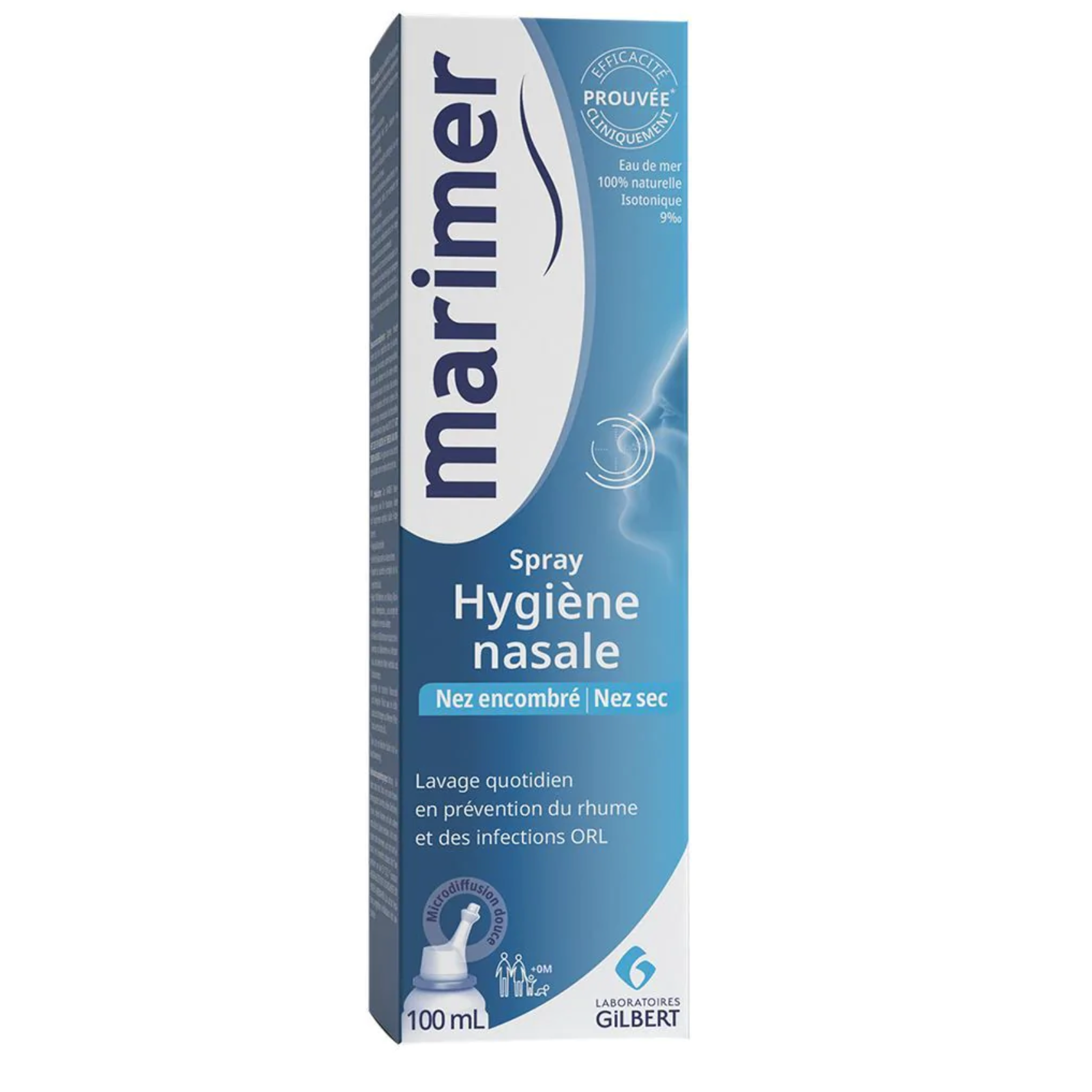 LABORATOIRES GILBERT MARIMER HYGIENE NASALE SPRAY 100ML