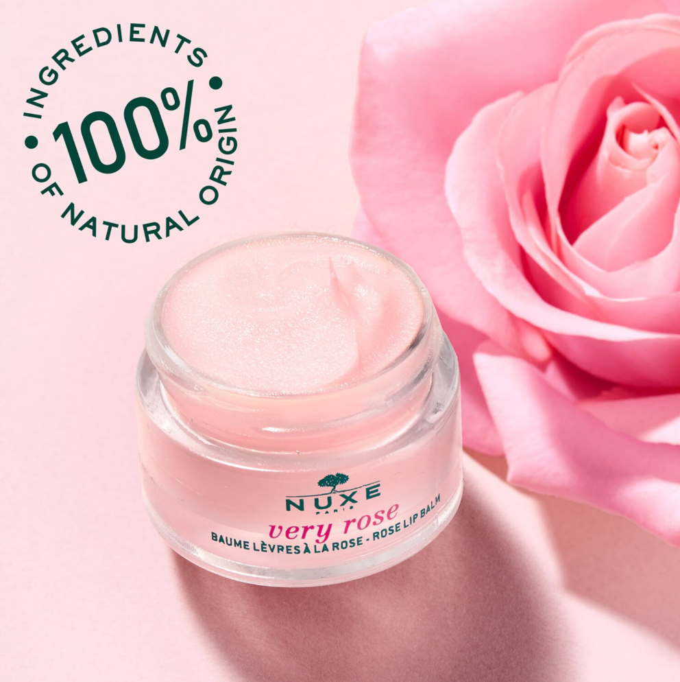 Baume hydratant lèvres à la rose - Hydratant & Sublimateur, Very Rose 15gr