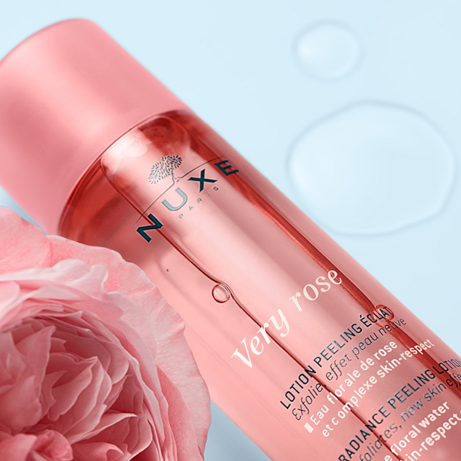Lotion Peeling Éclat, Very Rose 150ml