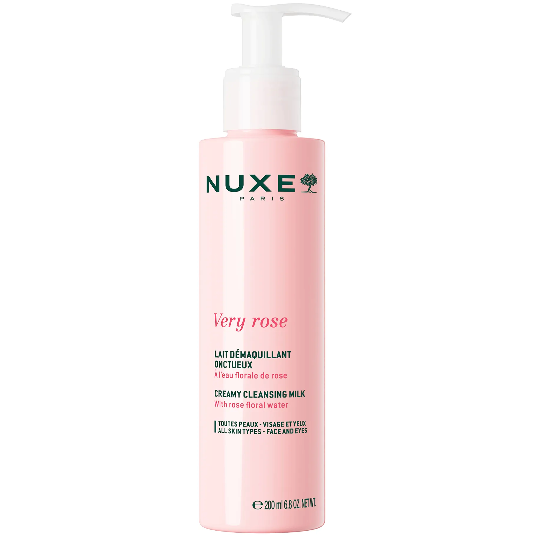 Lait Démaquillant Onctueux, Very Rose 200ml