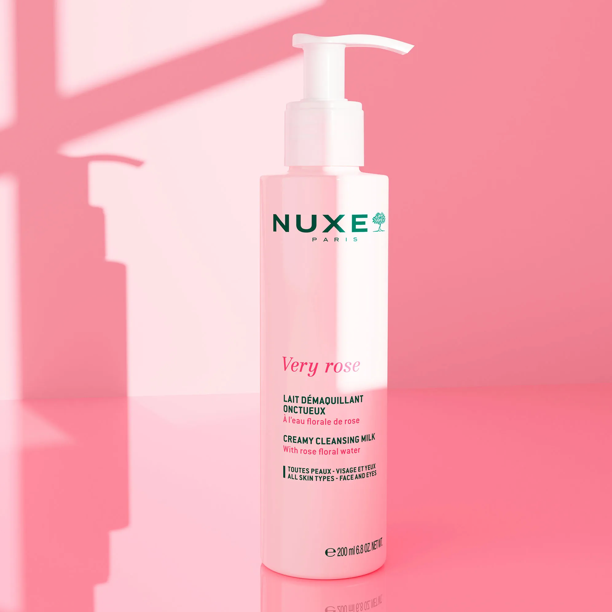 Lait Démaquillant Onctueux, Very Rose 200ml
