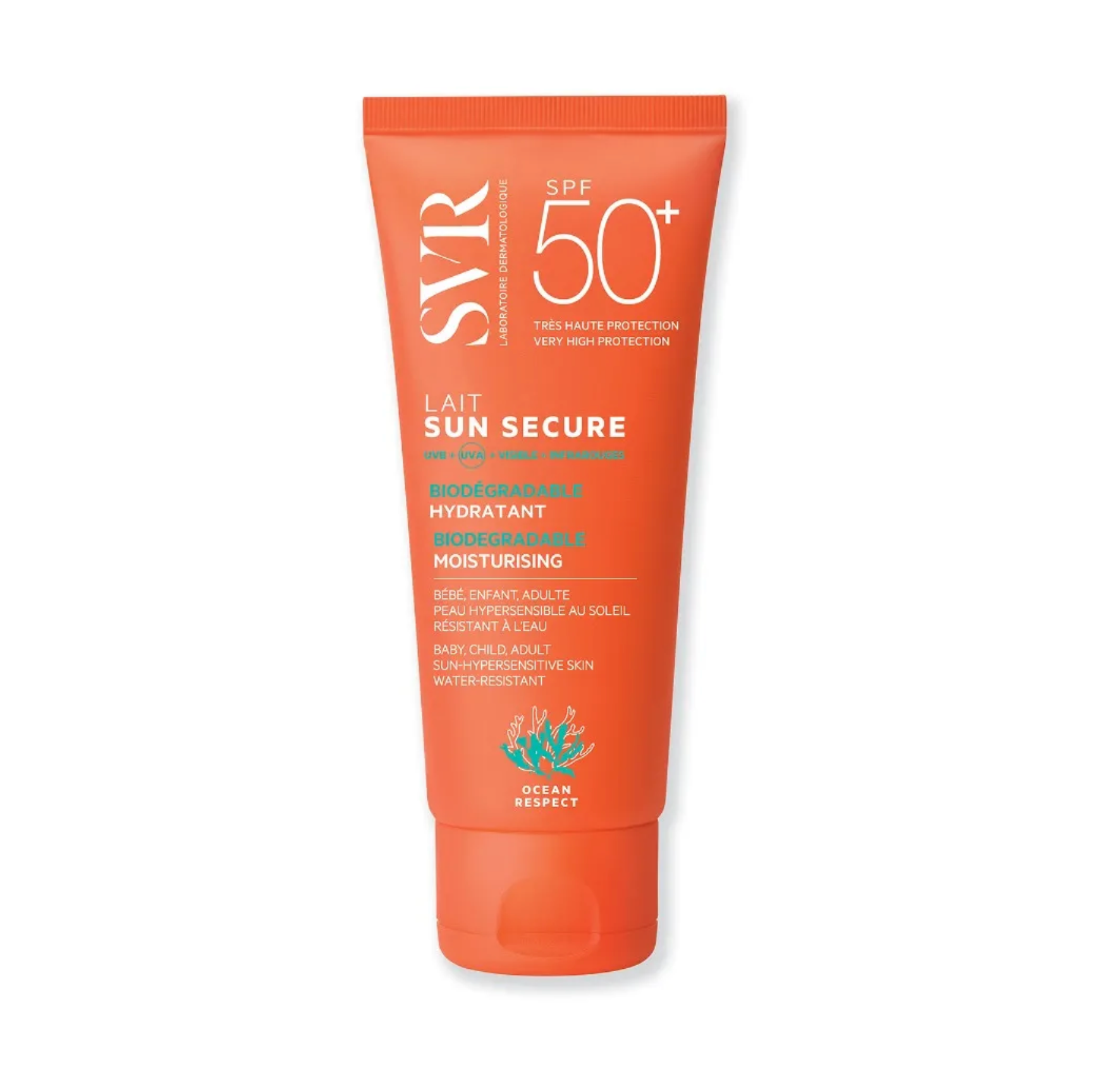 SVR SUN SECURE SPF50+ LAIT 100ML