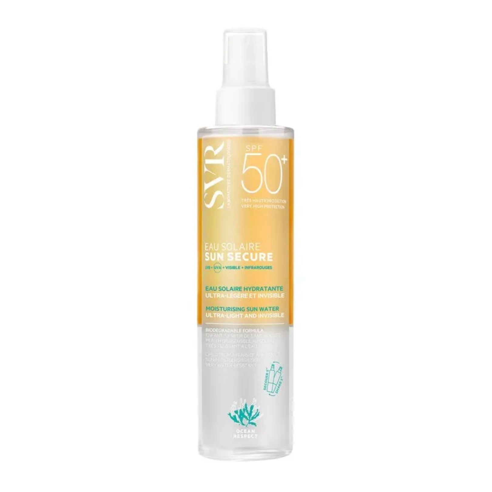 SVR SUN SECUR EAU SOLAIRE SPF50+ 200ML