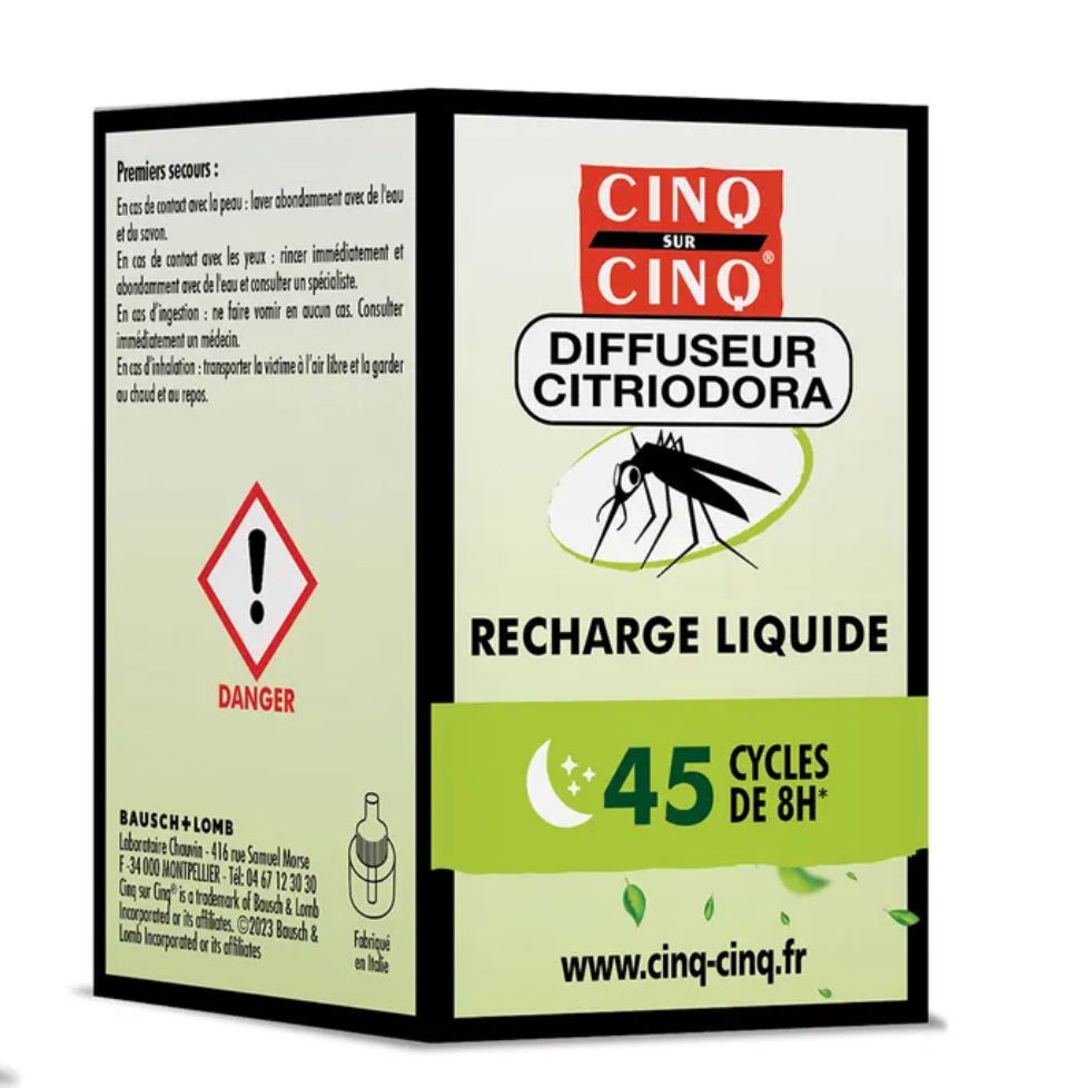 CINQ/CINQ RECHARGE DIFFUSEUR CITRIODORA