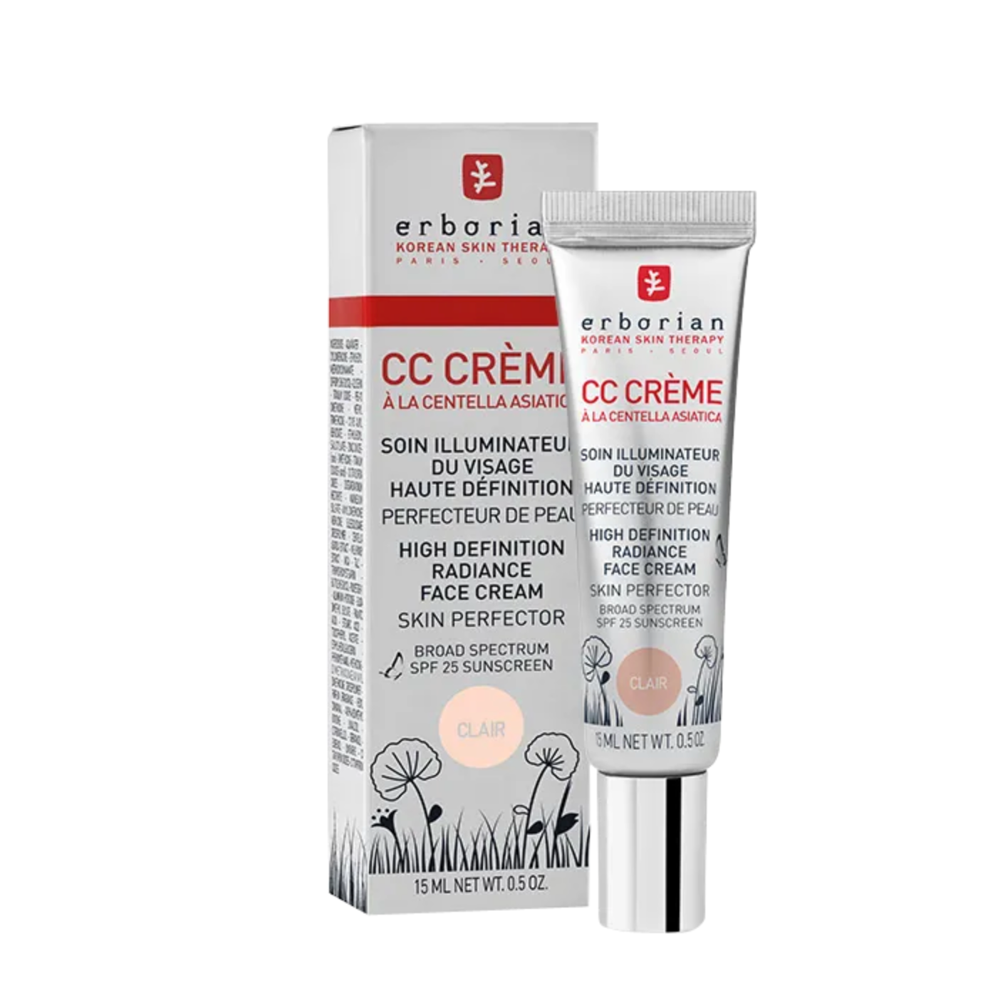 ERBORIAN CC CREME CLAIR A LA CENTELLA ASIATICA 15ML