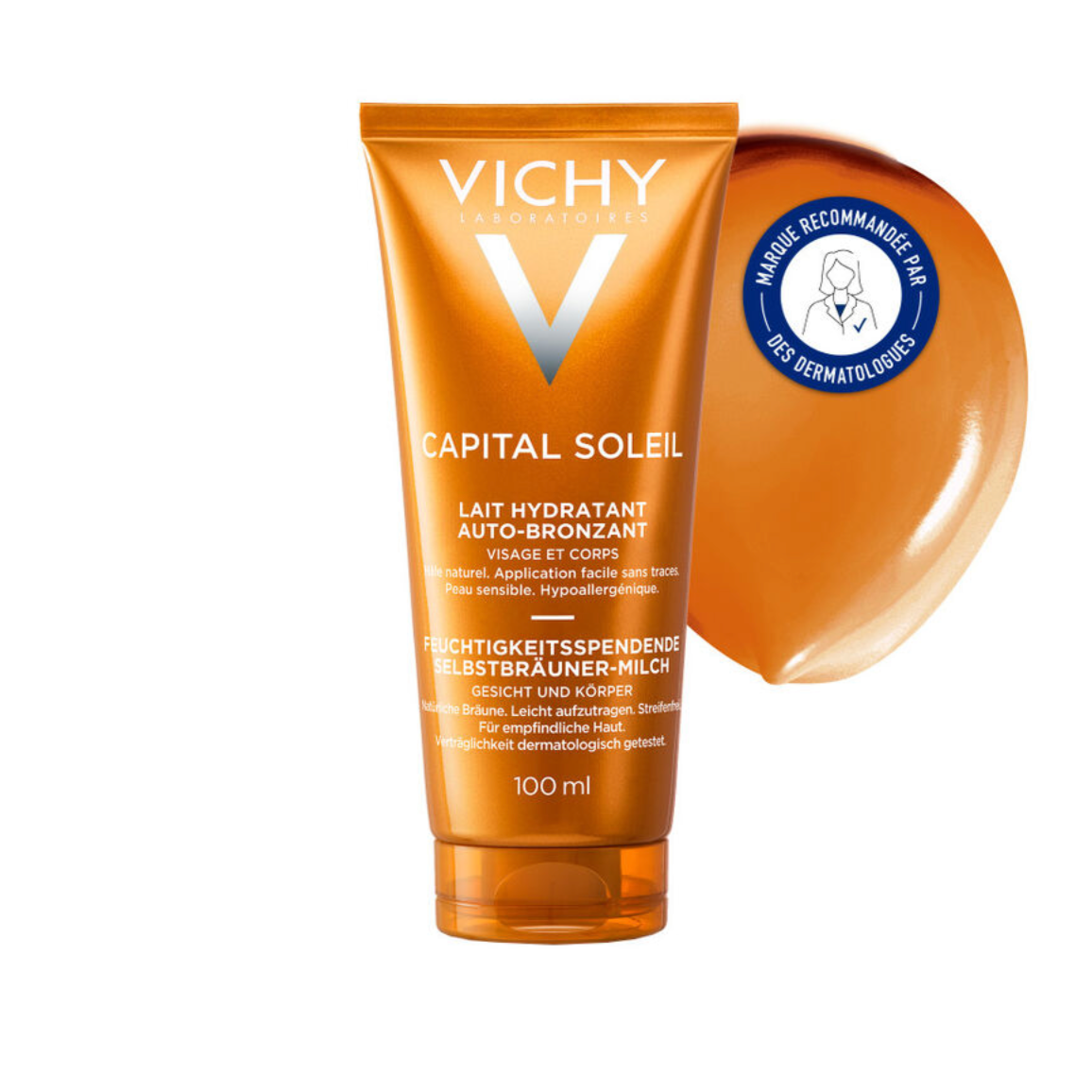 VICHY CAPITAL SOLEIL AUTOBRONZANT LAIT 100ML