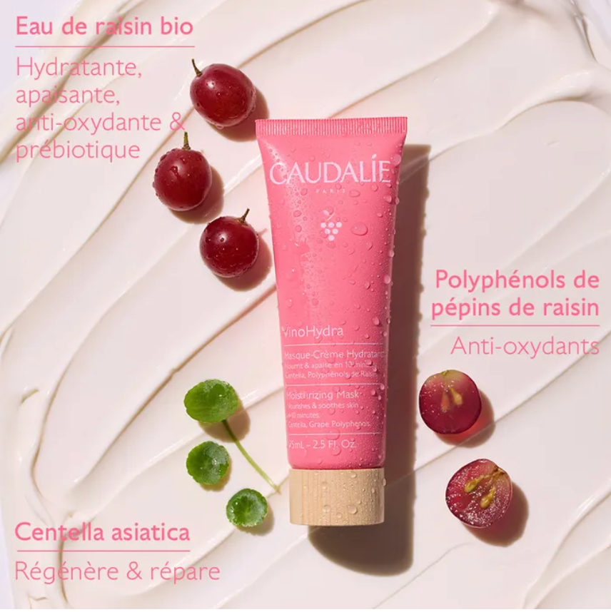 CAUDALIE VINOHYDRA MASQUE CREME HYDRATANT 75ML