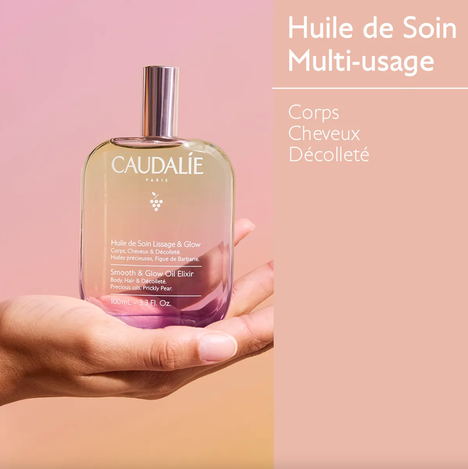 CAUDALIE HUILE DE SOIN LISSAGE & GLOW 50ML