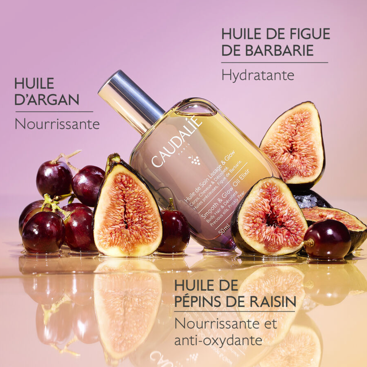 CAUDALIE HUILE LISSAGE & GLOW 100ML