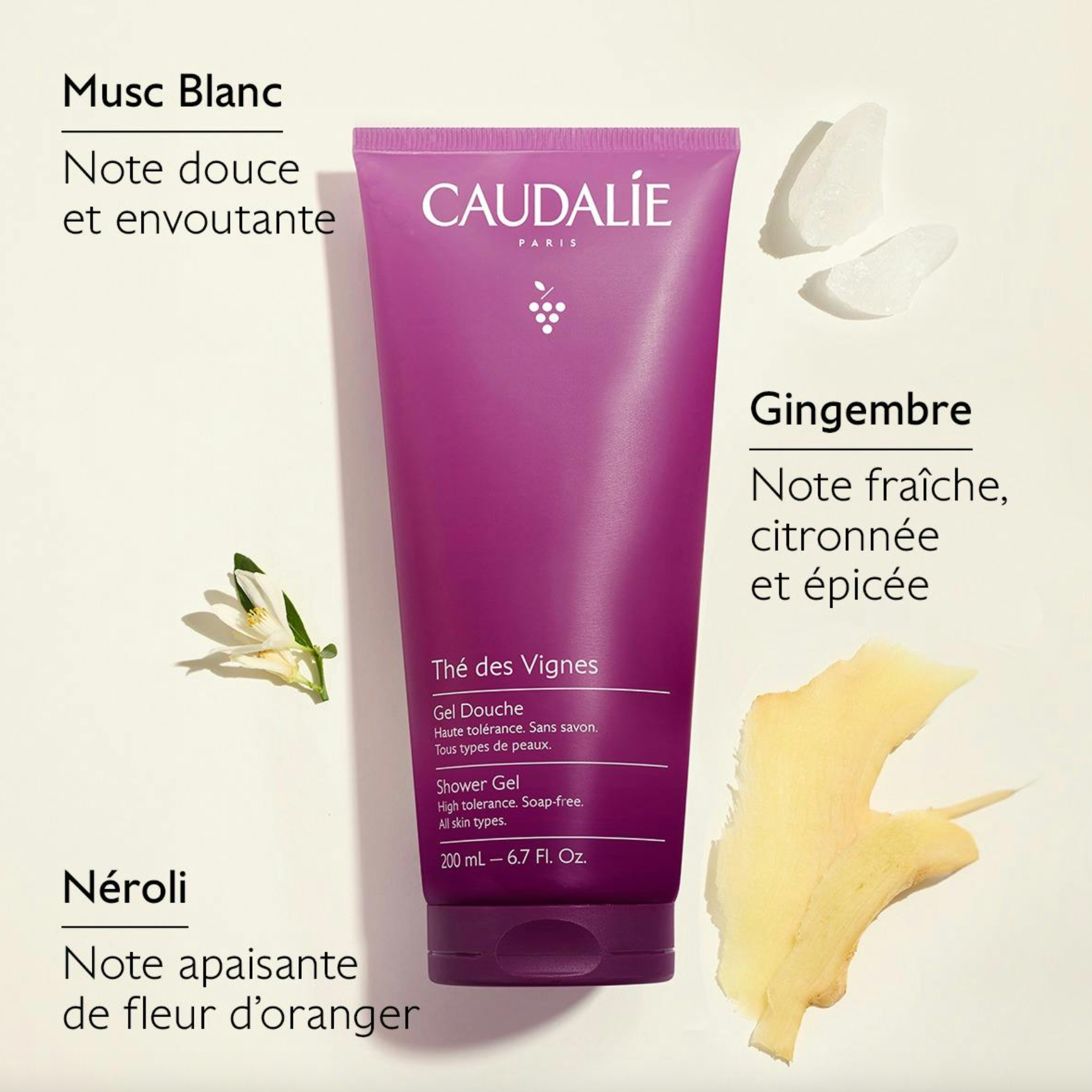 CAUDALIE GEL DOUCHE THE DES VIGNES 200ML