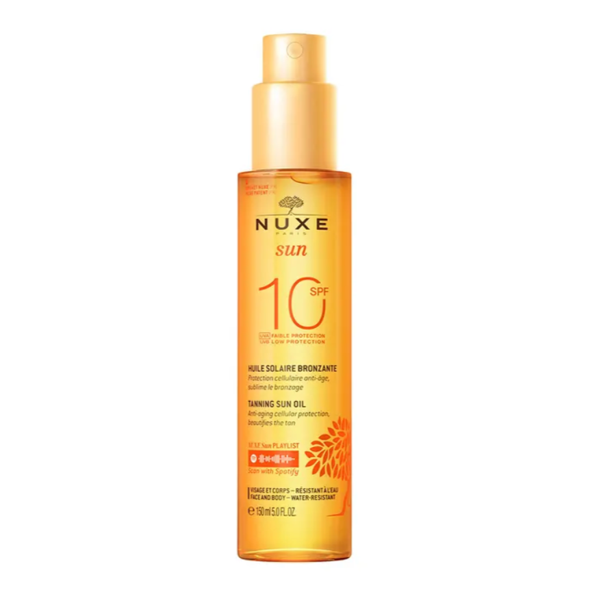 NUXE SUN HUILE BRONZANTE SPF10 150ML