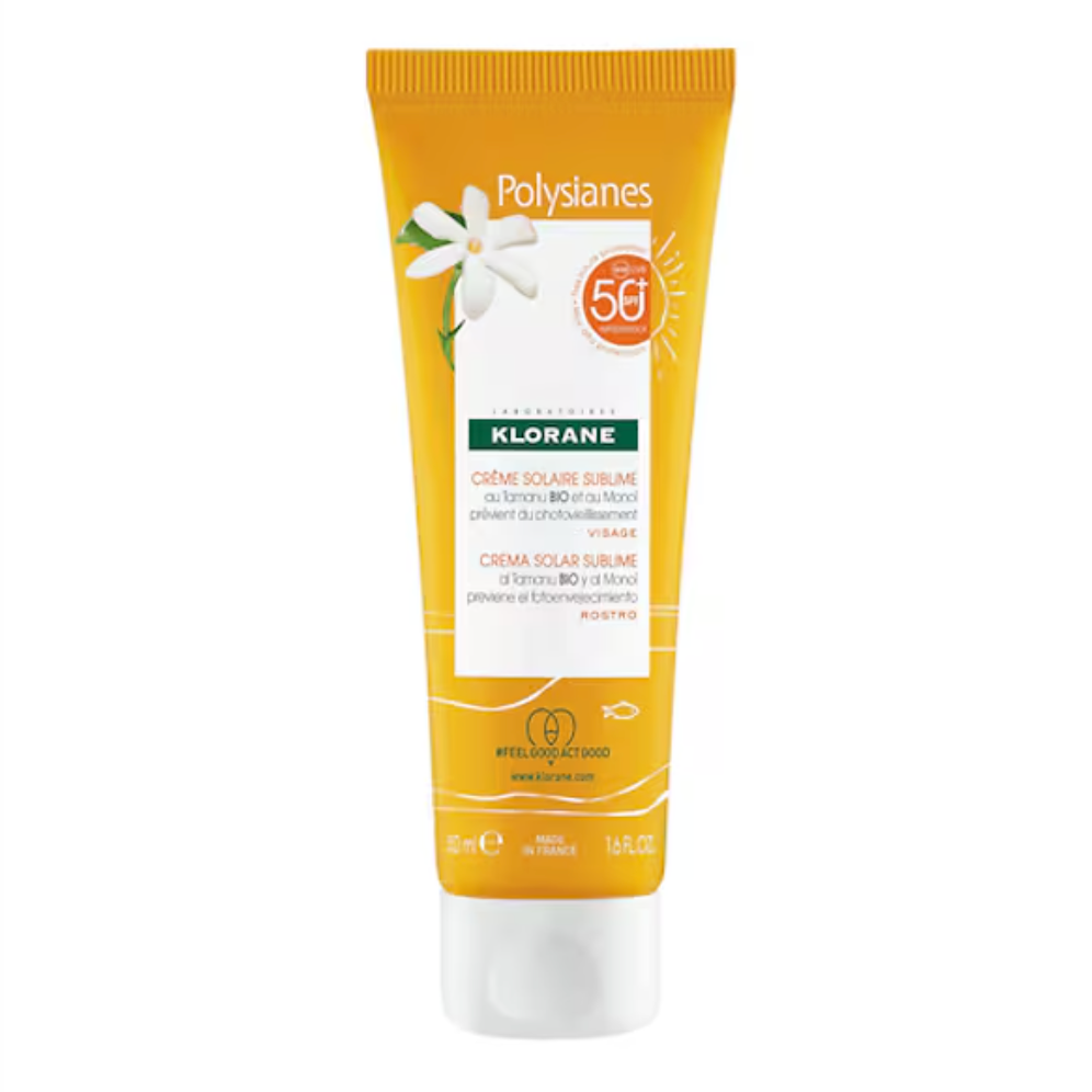 KLORANE CREME SOLAIRE SPF50+ VISAGE 50ML