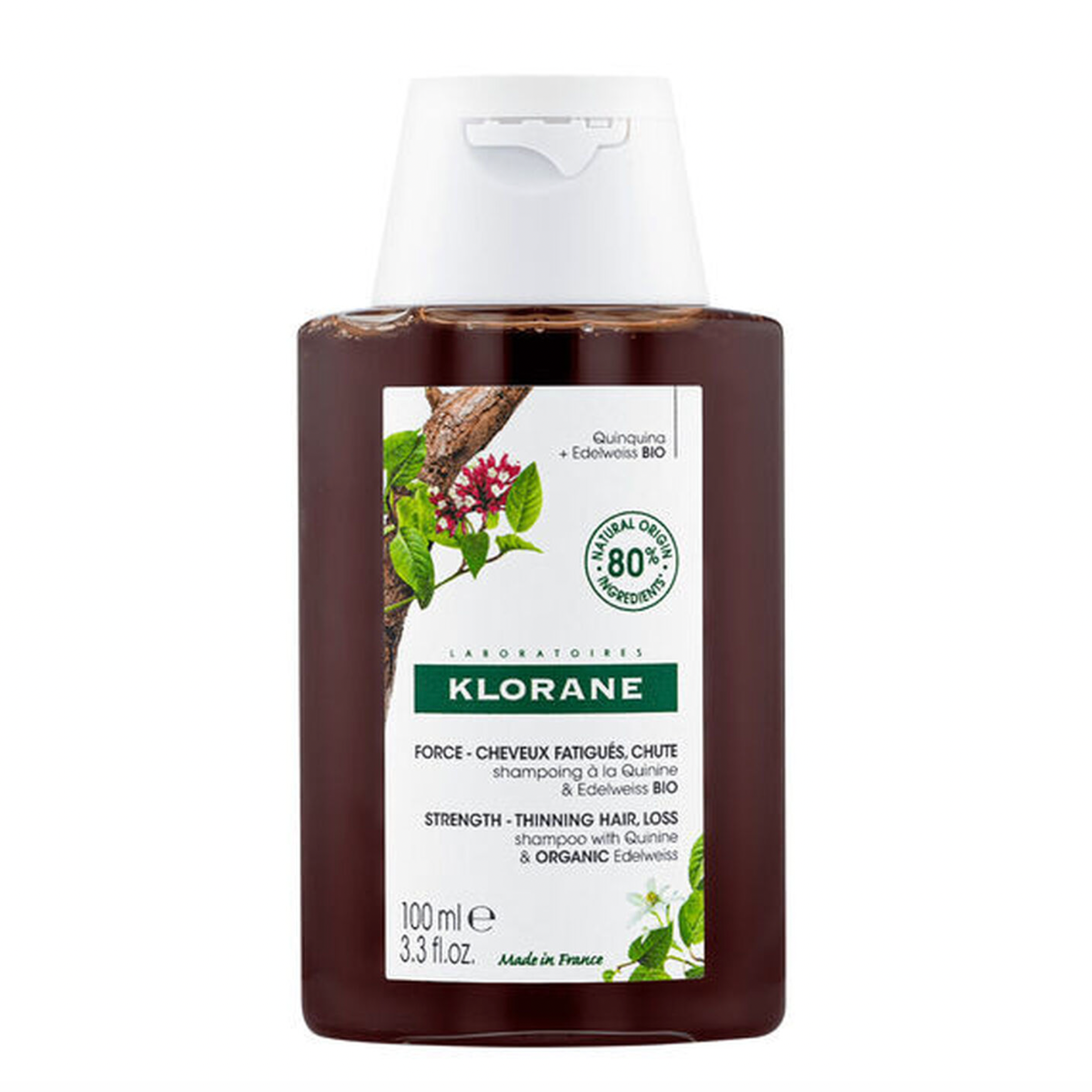 KLORANE SHAMPOING QUININE EDELWEISS 100ML
