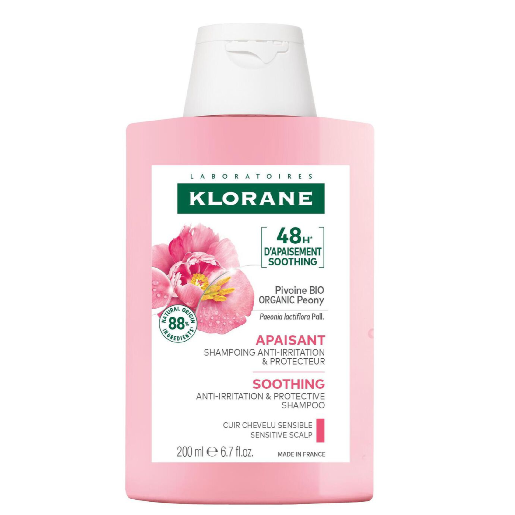 KLORANE SHAMPOING PIVOINE BIO 200ML