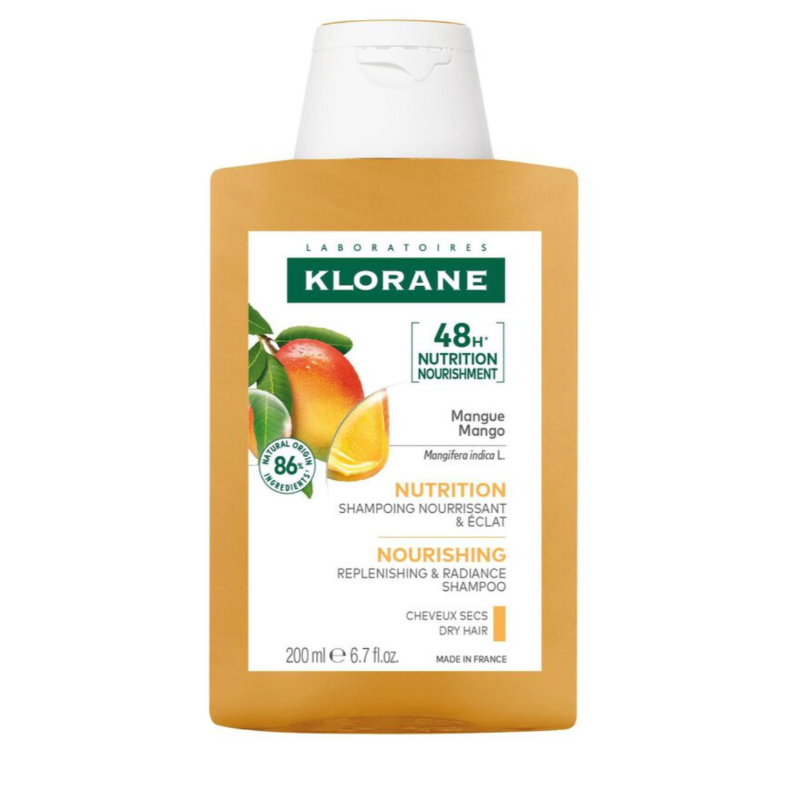 KLORANE SHAMPOING BEURRE MANGUE 200ML