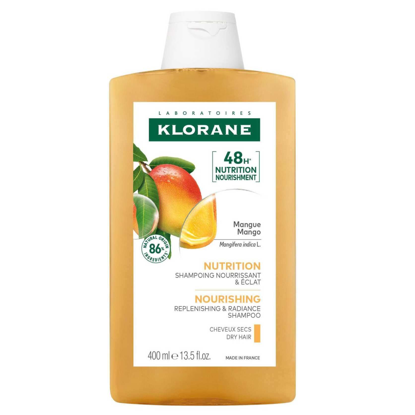 KLORANE SHAMPOING BEURRE MANGUE 400ML