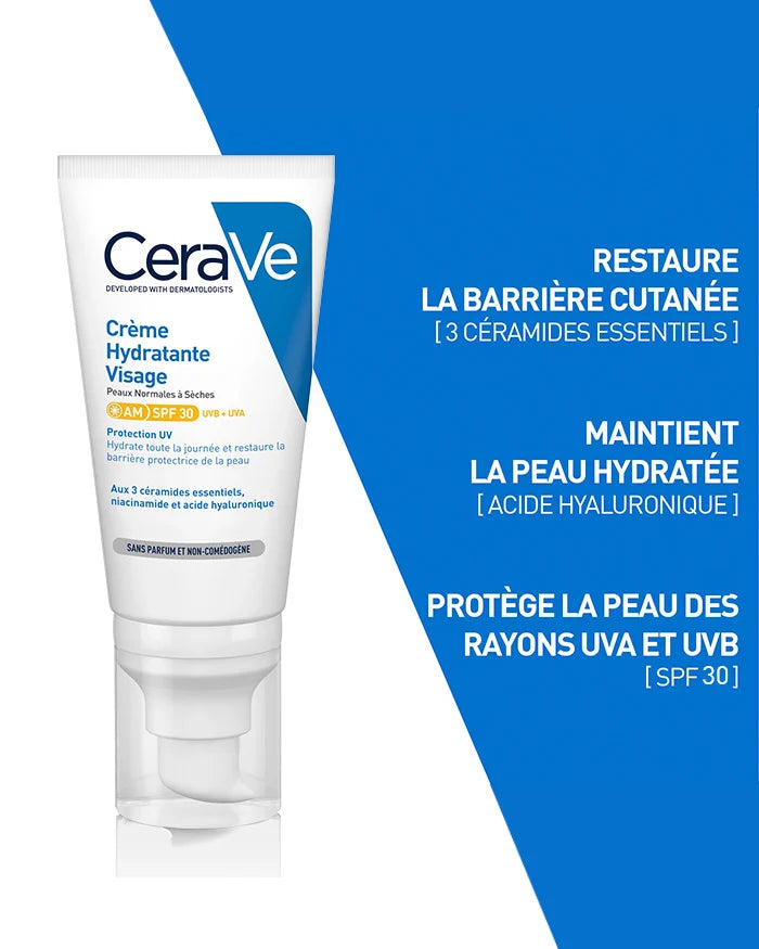 CERAVE CREME HYDRATANTE VISAGE SPF30 52ML