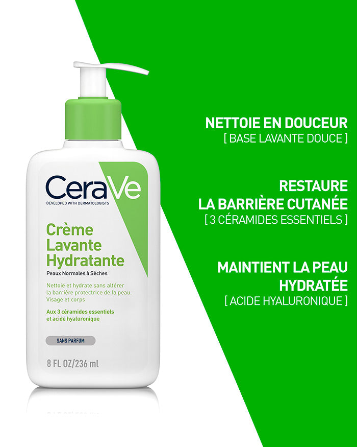 CERAVE CREME LAVANTE HYDRATANTE 473ML