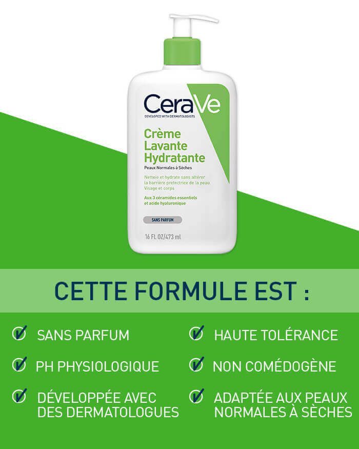 CERAVE CREME LAVANTE HYDRATANTE 473ML