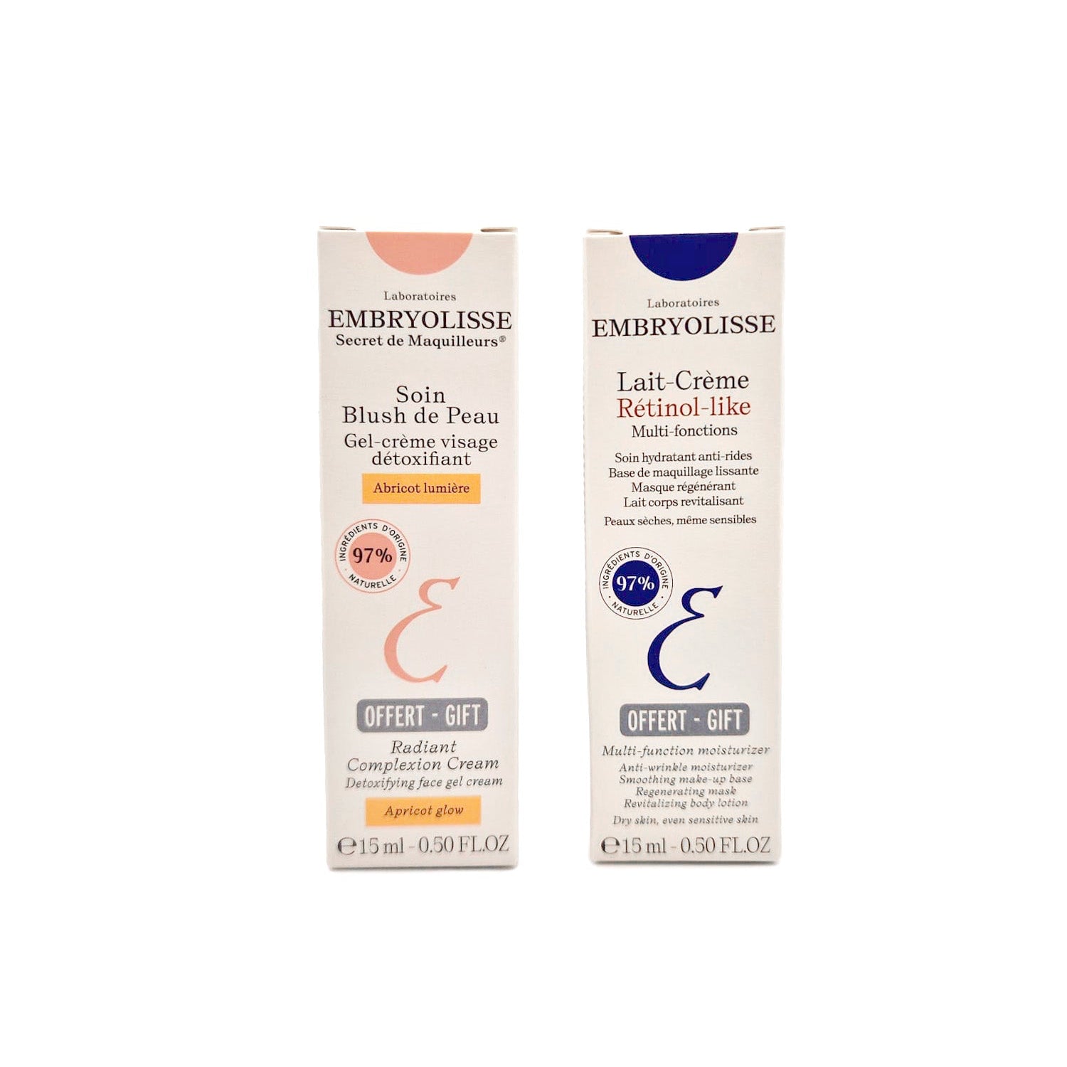 TROUSSE EMBRYOLISSE -  X3 produits skincare
