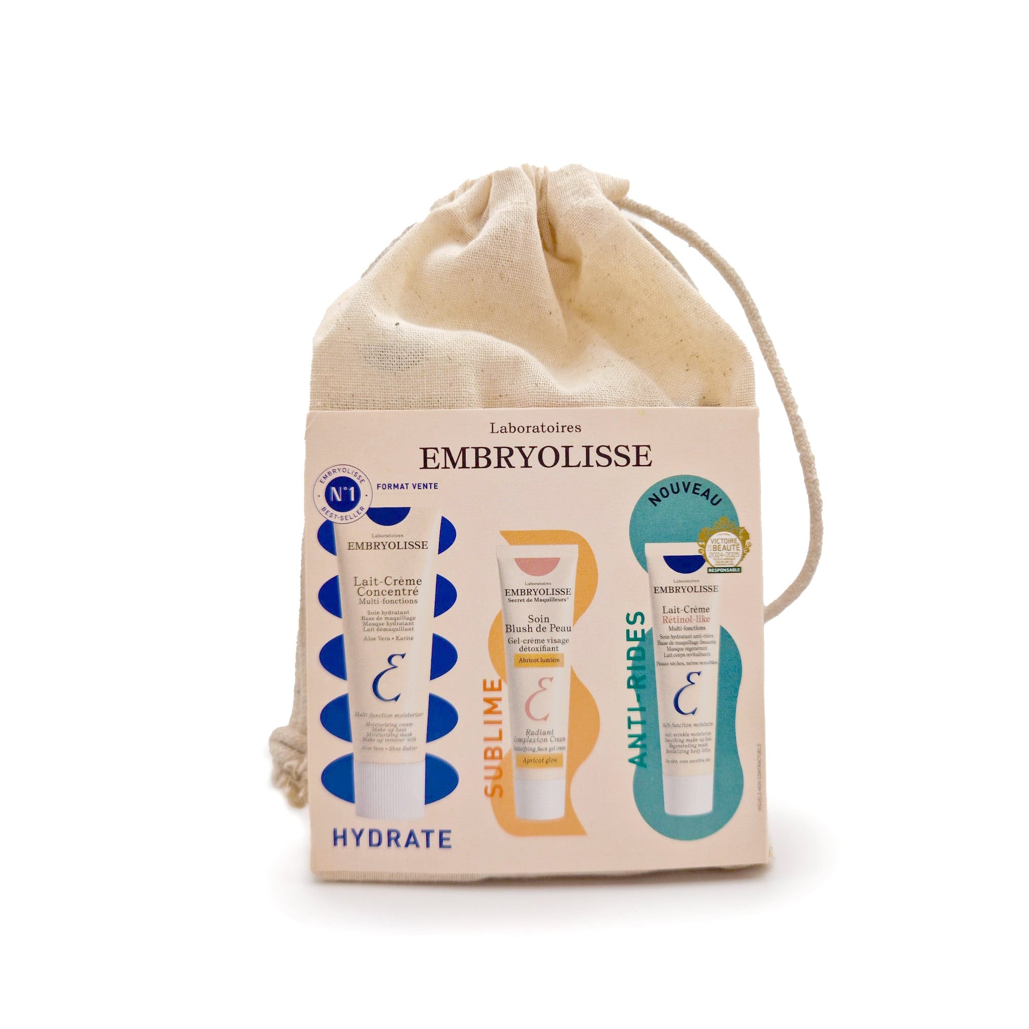 TROUSSE EMBRYOLISSE -  X3 produits skincare