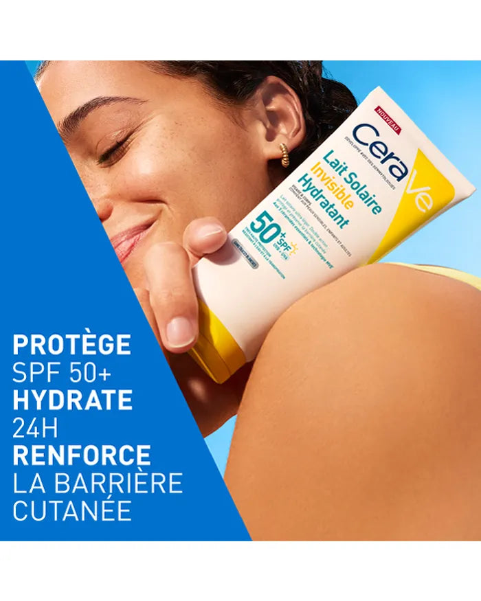 CERAVE LAIT SOLAIRE INVISIBLE HYDRATANT SPF50+ 177ML