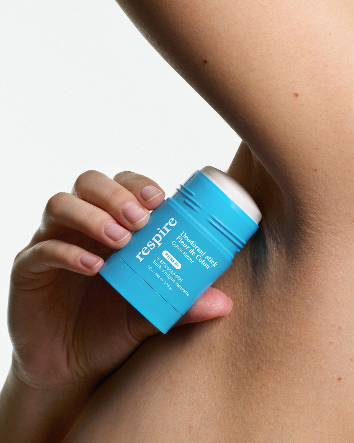 RESPIRE RECHARGE DEODORANT STICK FLEUR DE COTON 50G