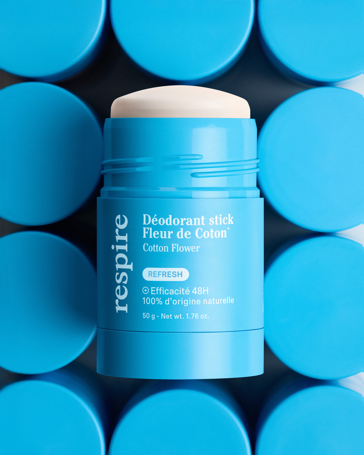 RESPIRE DEODORANT STICK FLEUR DE COTON 50G