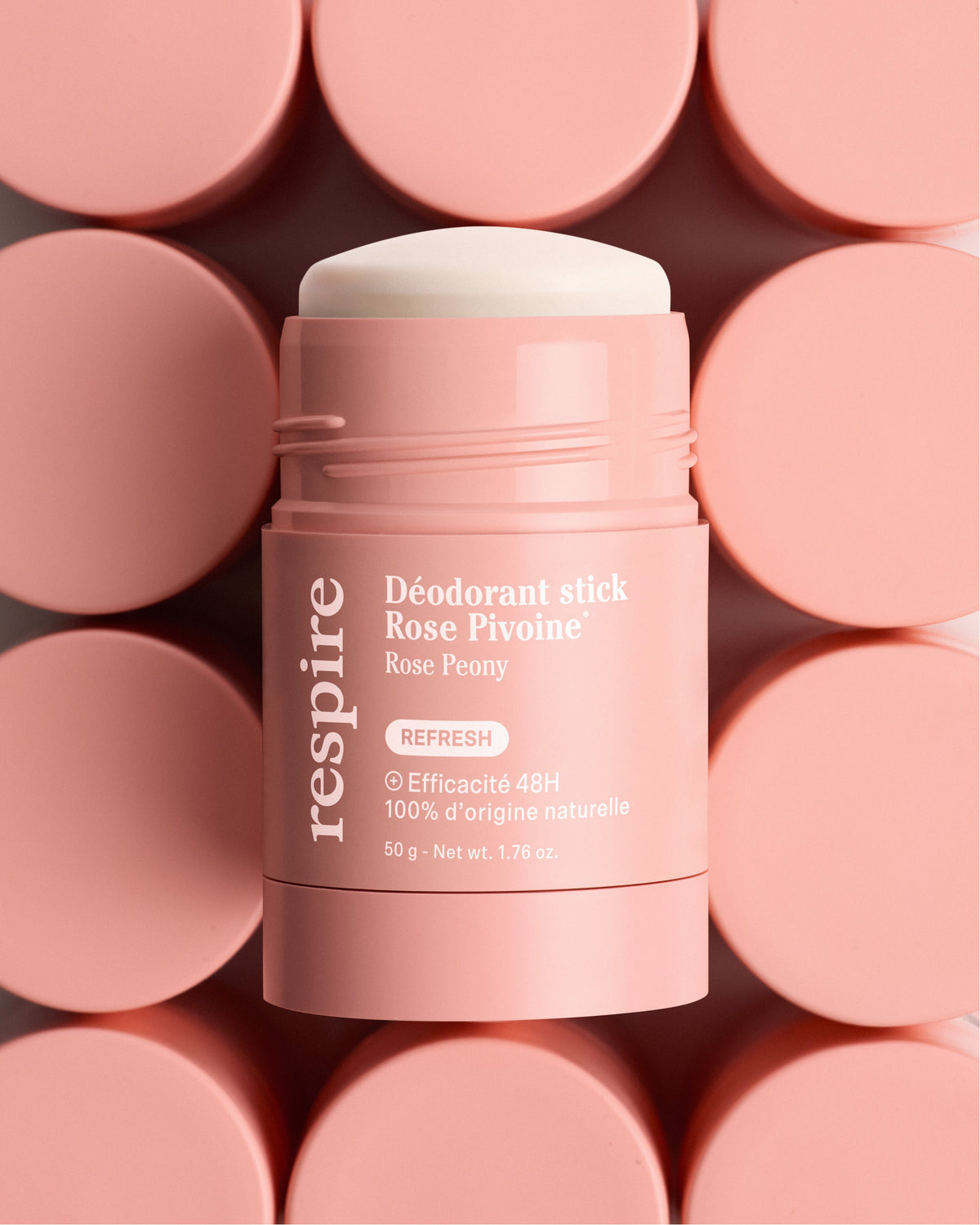  RESPIRE DEODORANT STICK ROSE PIVOINE 50G