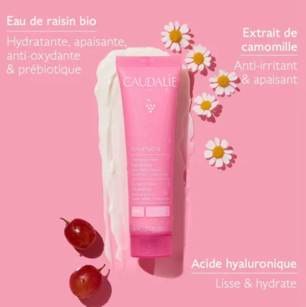 CAUDALIE VINOHYDRA CREME SORBET HYDRATANTE 60ML