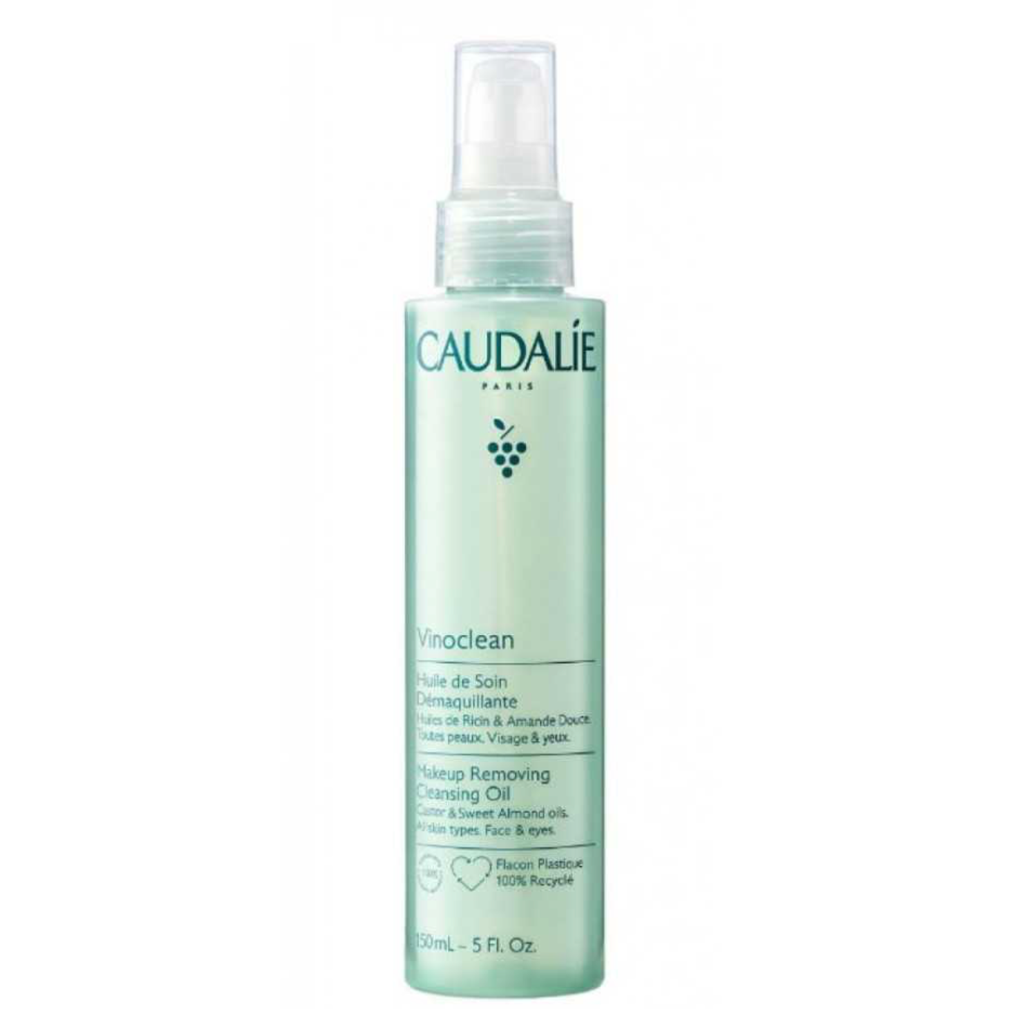 CAUDALIE VINOCLEAN HUILE DE SOIN DEMAQUILLANTE 150ML