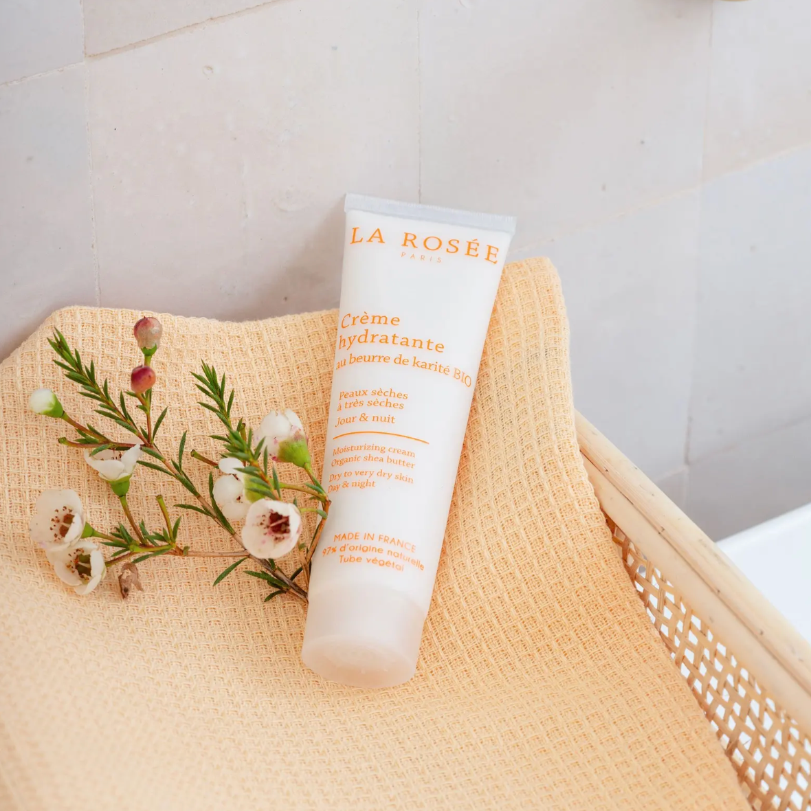 LA ROSEE CREME HYDRATANTE AU BEURRE DE KARITE BIO 60ML