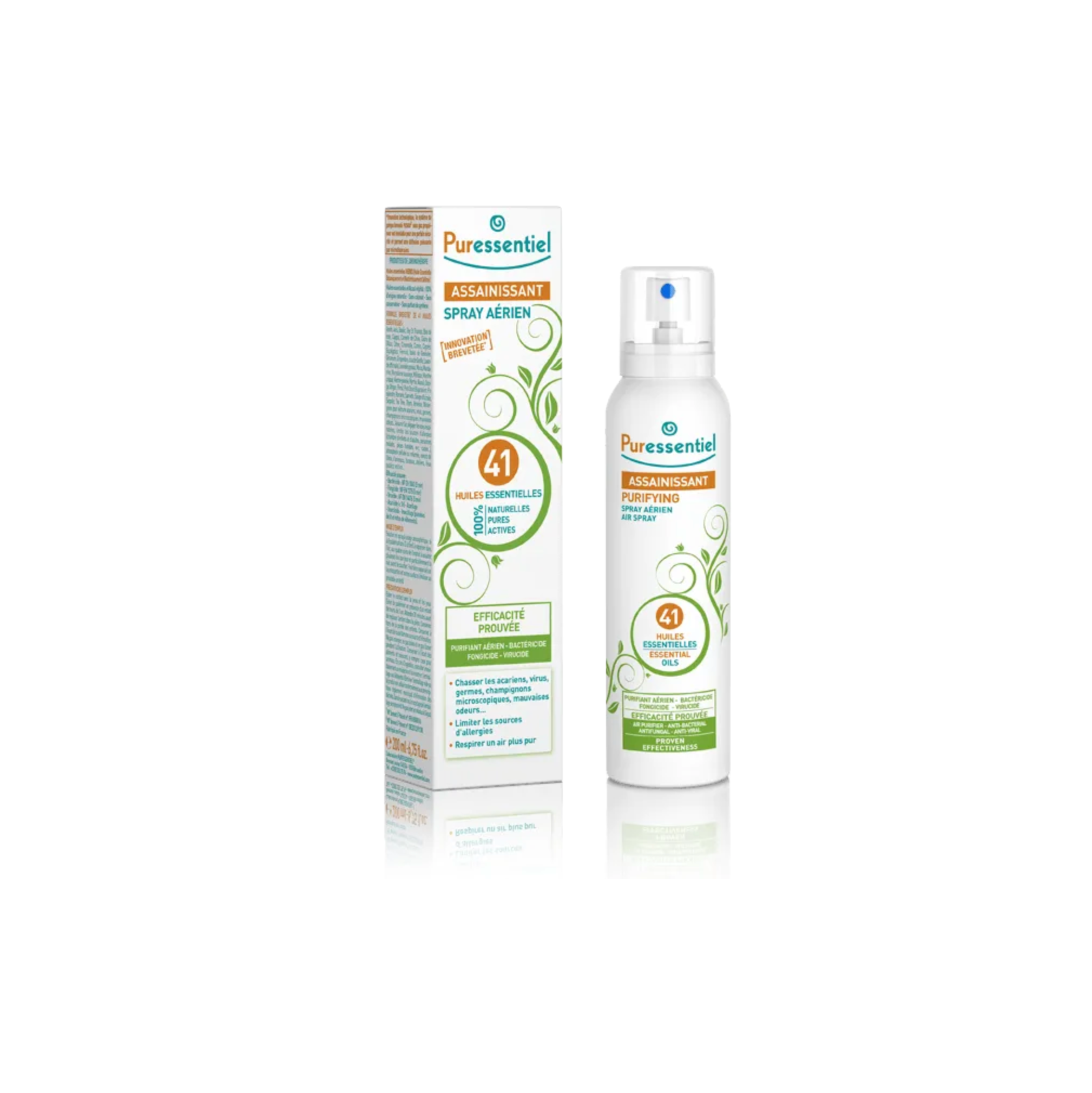 PURESSENTIEL ASSAINISSANT 41 HUILE ESSENTIELLES SPRAY 200ML