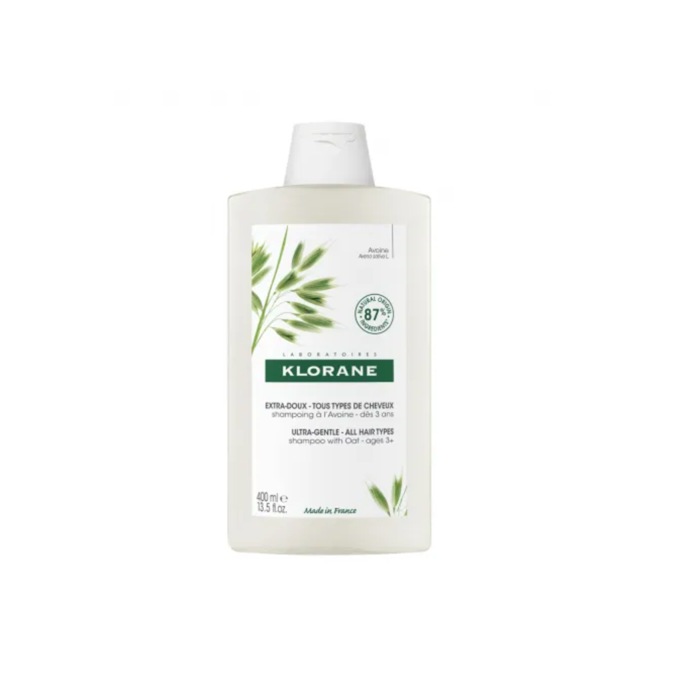 KLORANE SHAMPOING EXTRA DOUX A  L'AVOINE 400ML