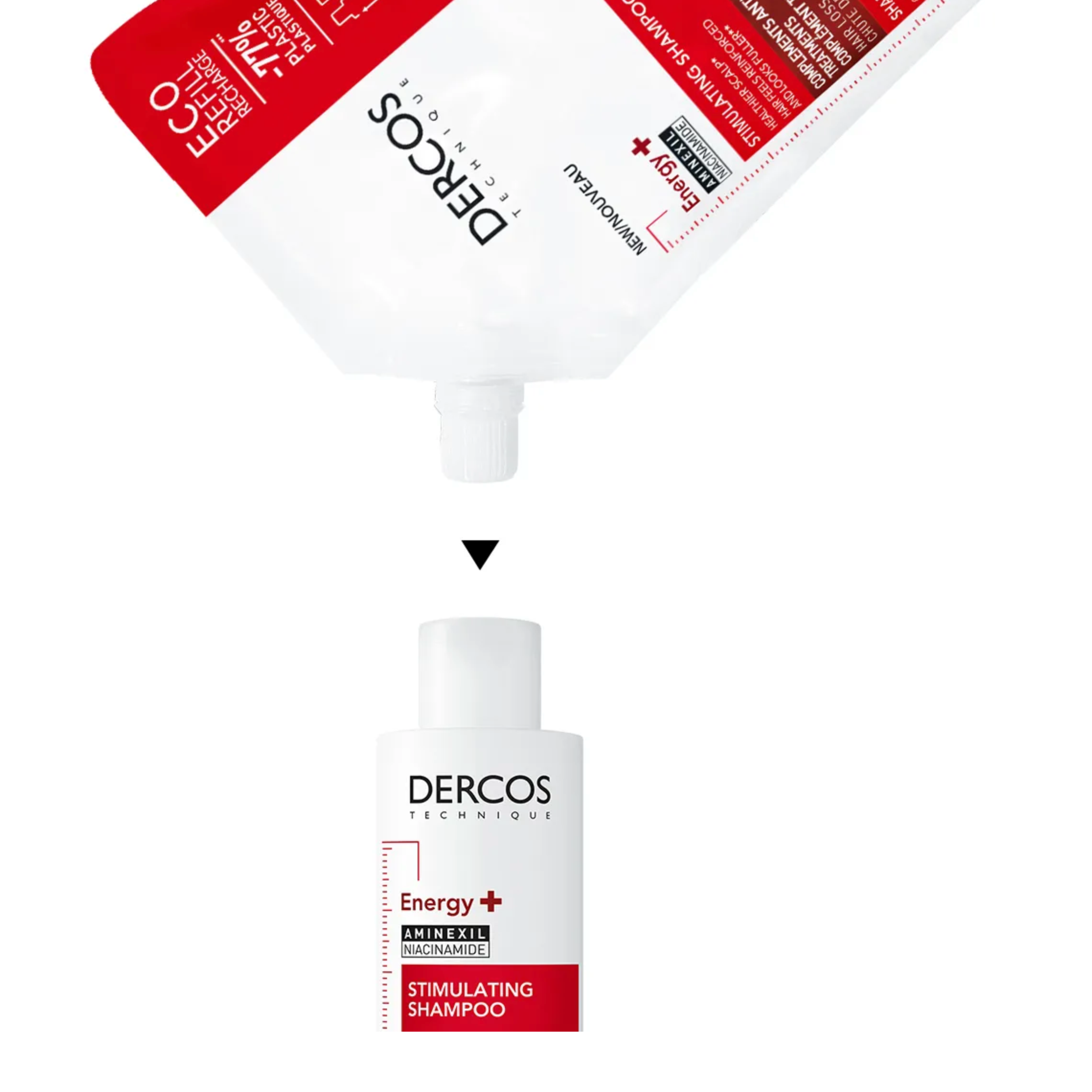 ENERGISANT SHAMPOING STIMULANT ANTI-CHUTE, ECO-RECHARGE 500ML