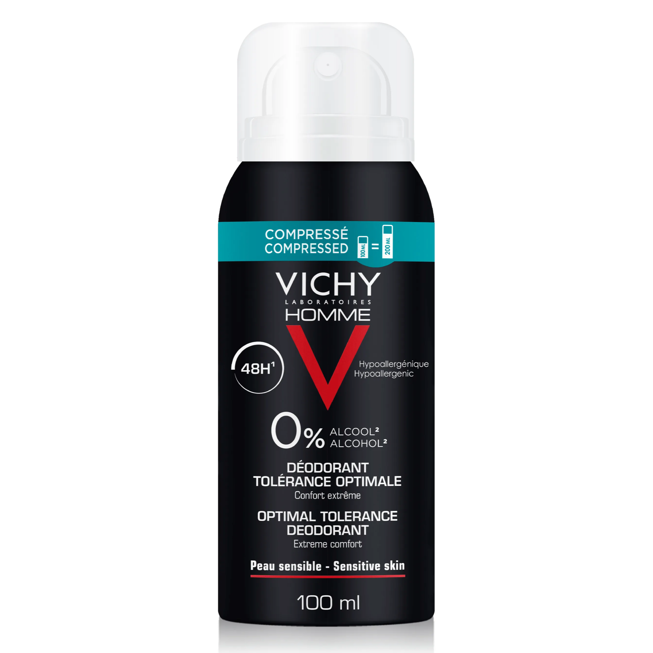 VICHY DEODORANT HOMME COMPRESSE 100ML