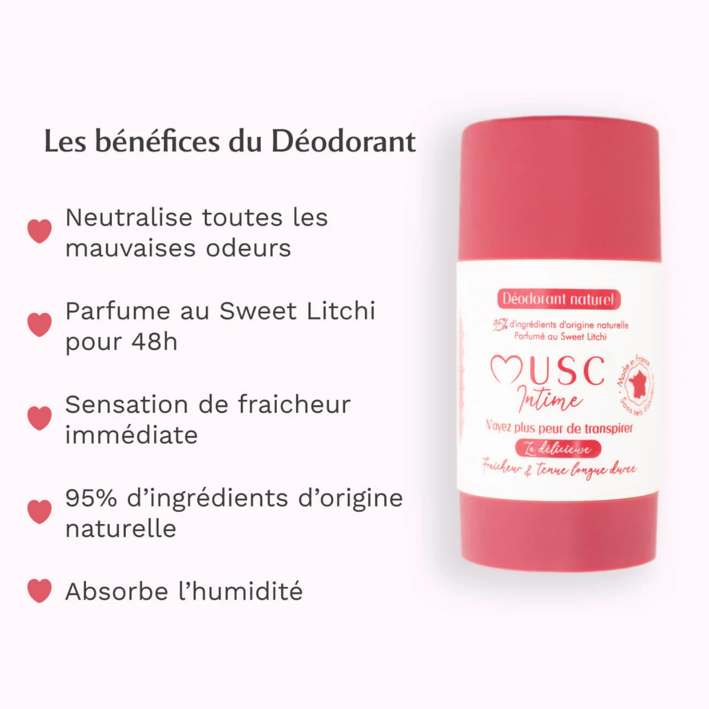MUSC INTIME DEO SOLIDE LA DELICIEUSE 50G