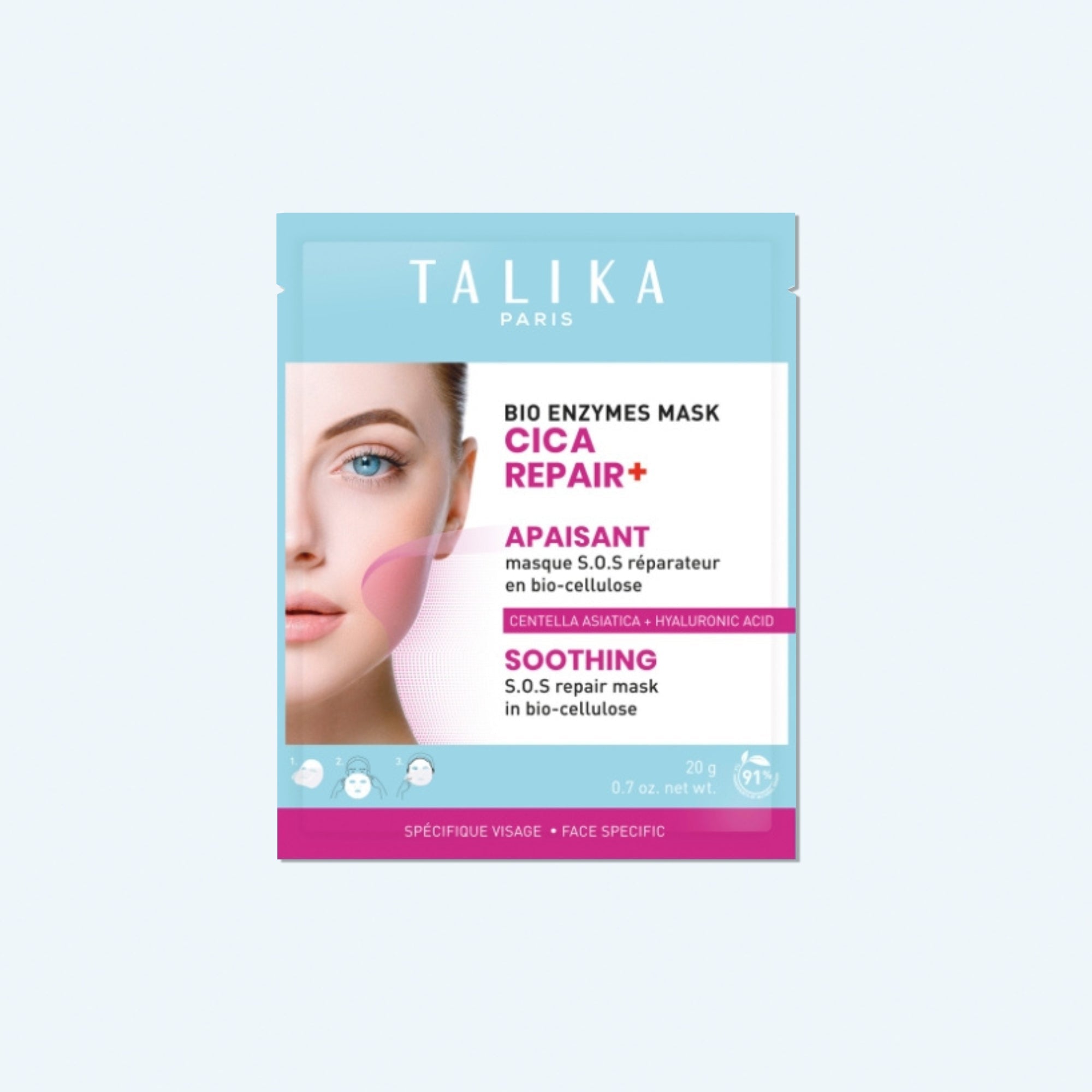 TALIKA BIO ENZYMES MASK CICA REPAIR+ APAISANT 20G