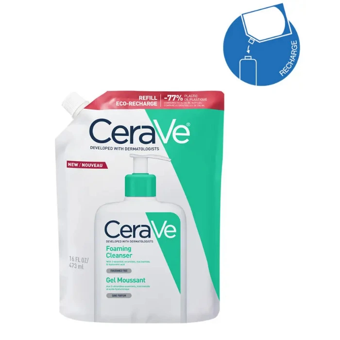CERAVE GEL MOUSSANT ECO-RECHARGE 473ML