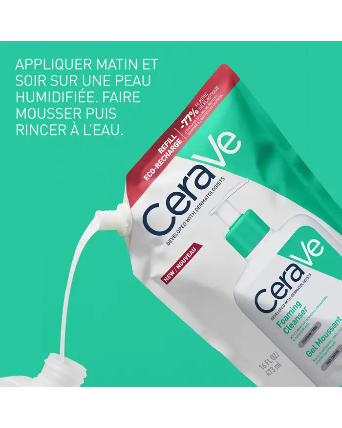 CERAVE GEL MOUSSANT ECO-RECHARGE 473ML
