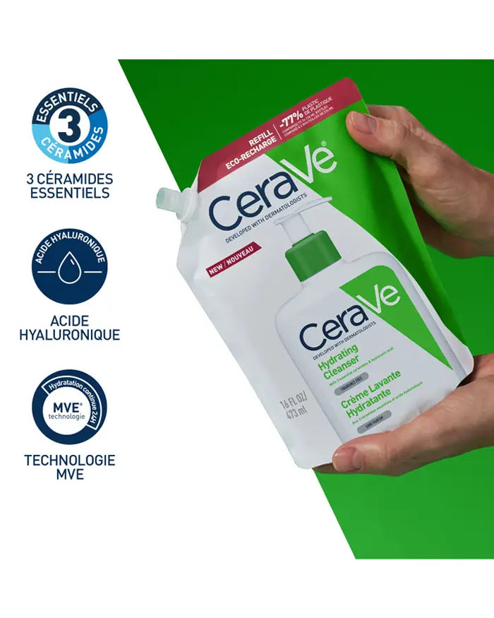 CERAVE CREME LAVANTE HYDRATANTE ECO-RECHARGE 473ML