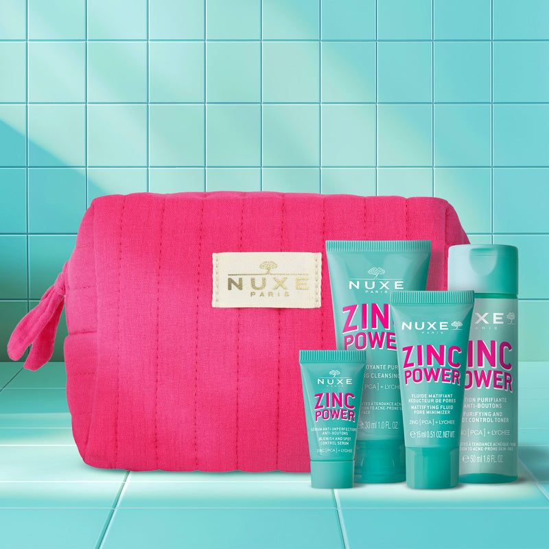NUXE ZINC POWER TROUSSE VOYAGE ROUTINE ANTI-BOUTONS
