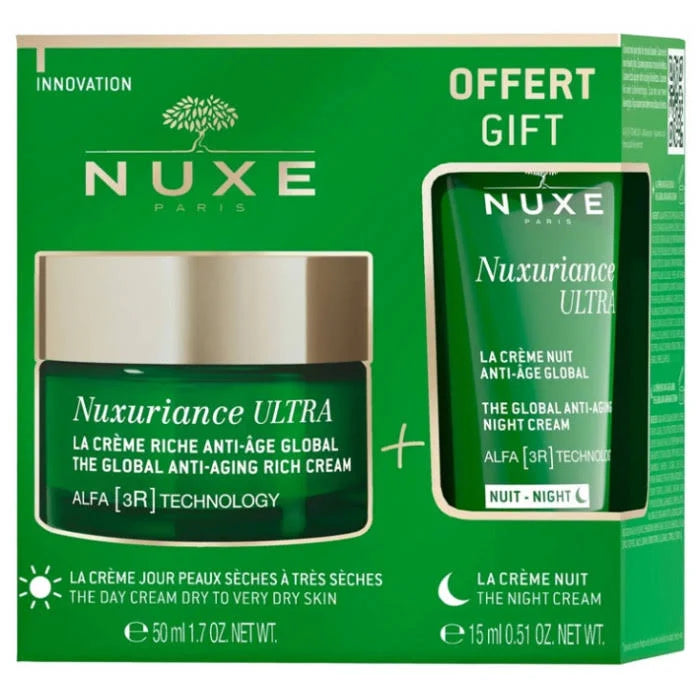 NUXE NUXURIANCE ULTRA CREME RICHE ANTI-AGE GLOBAL 50ML + CREME NUIT ANTI-AGE 15ML OFFERTE