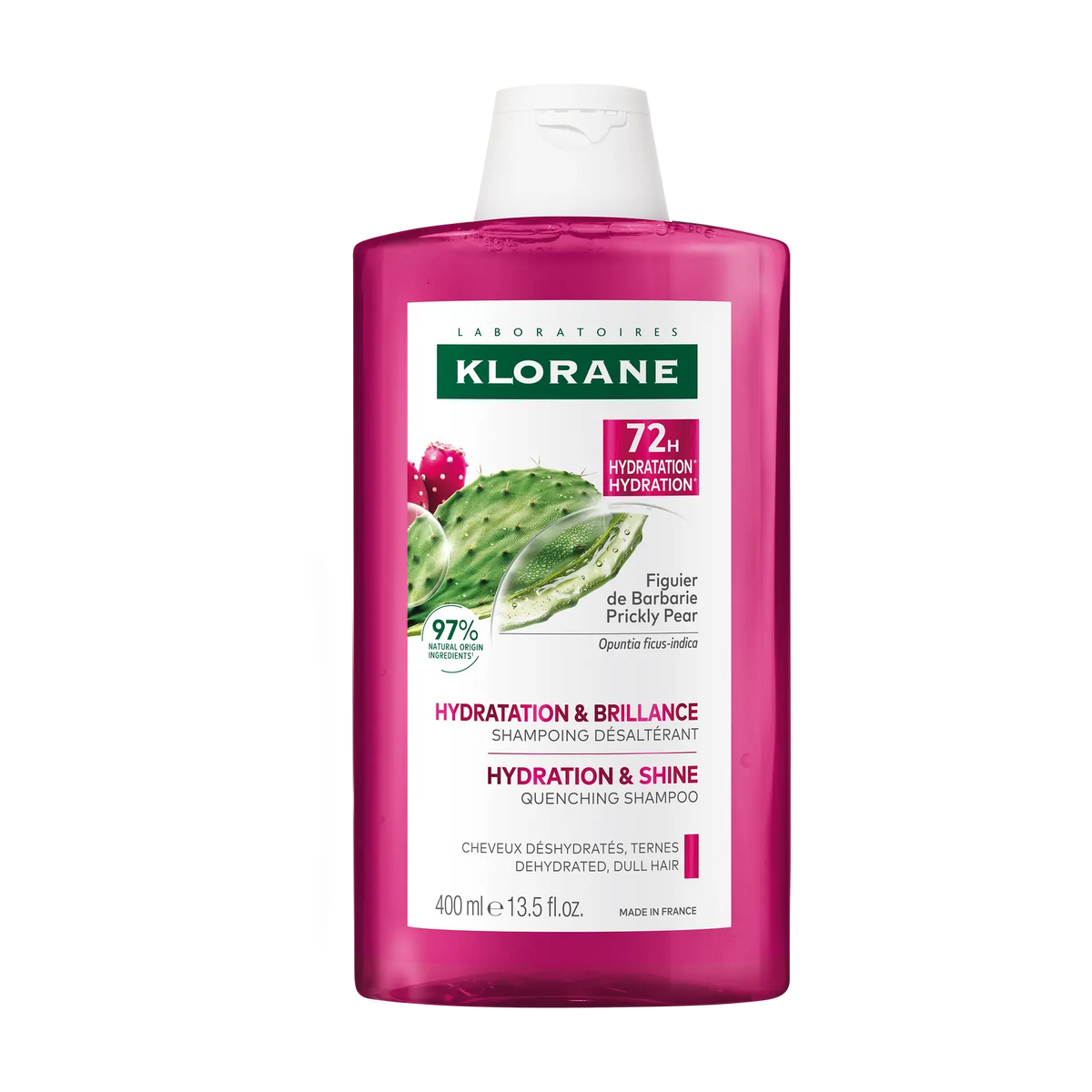 KLORANE HYDRATATION & BRILLANCE SHAMPOING DESALTERANT FIGUIER DE BARBARIE 400ML